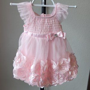 NWT Nannette Baby Pink Infant Dress